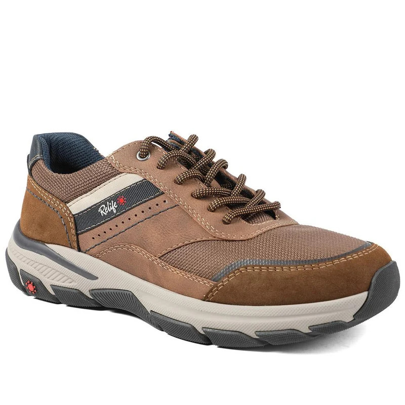 Relife Extra Wide Lace Up Rugged Trainers - RELIF43012 / 328 924