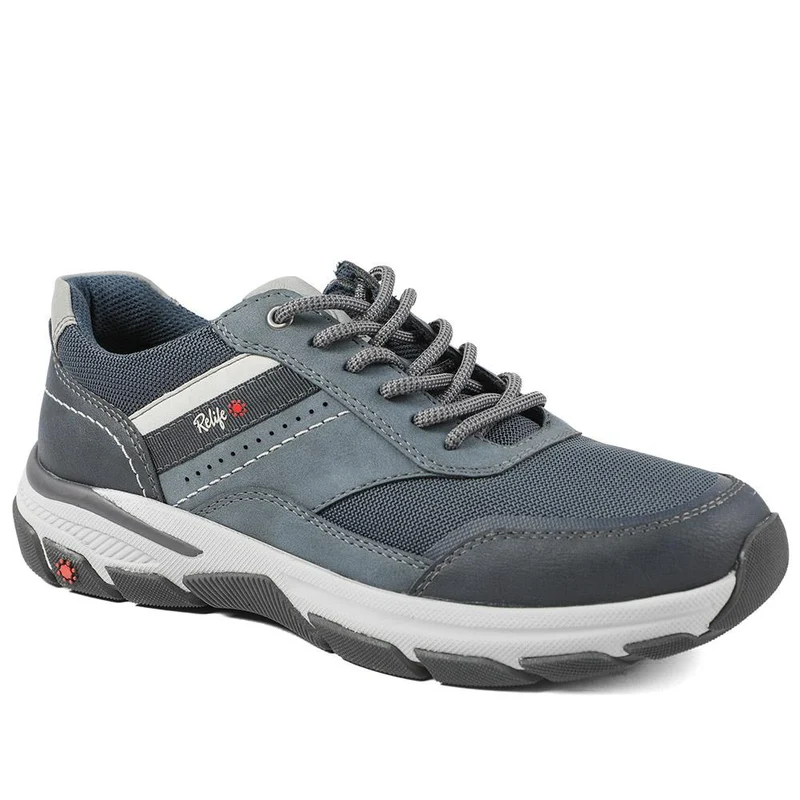Relife Extra Wide Lace Up Rugged Trainers - RELIF43012 / 328 924