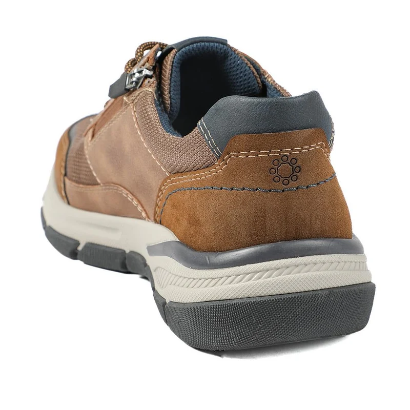 Relife Extra Wide Lace Up Rugged Trainers - RELIF43012 / 328 924 - Brown