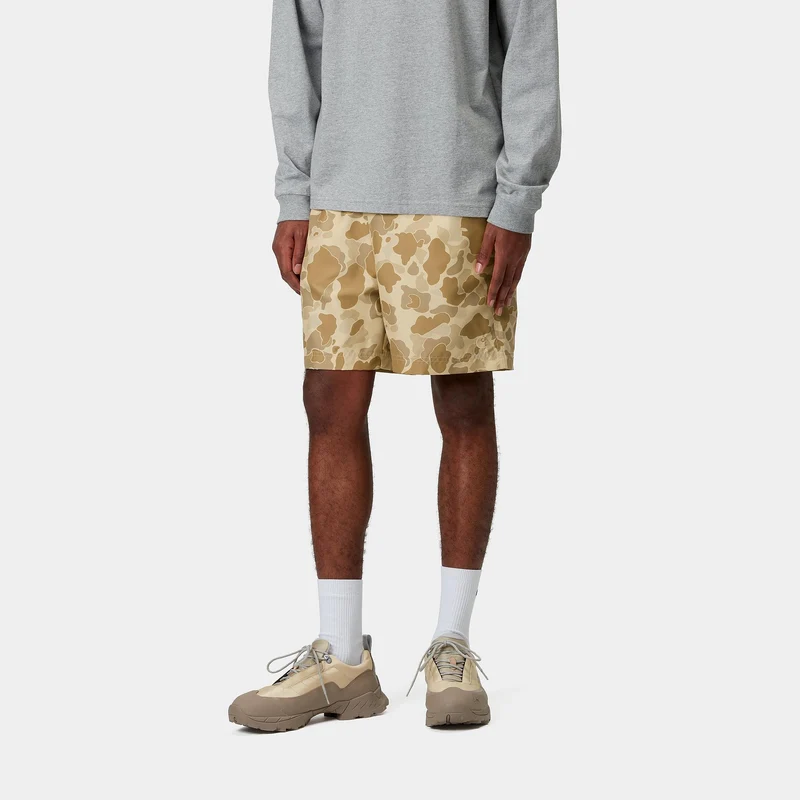 Carhartt WIP Herren Slater Badeshorts | Camo Duck Desert