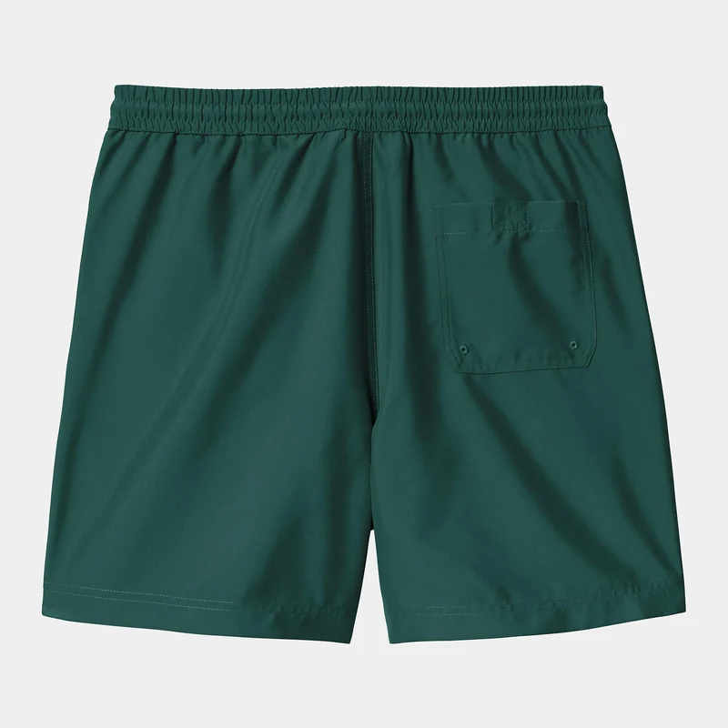Carhartt WIP Herren Chase Badeshorts | Dunkle Tanne