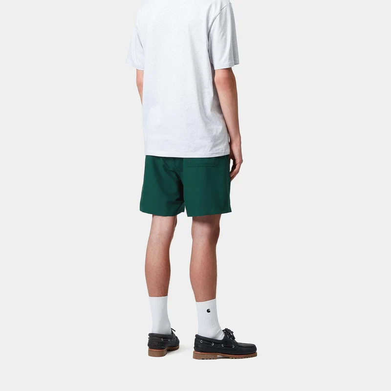 Carhartt WIP Herren Chase Badeshorts | Dunkle Tanne