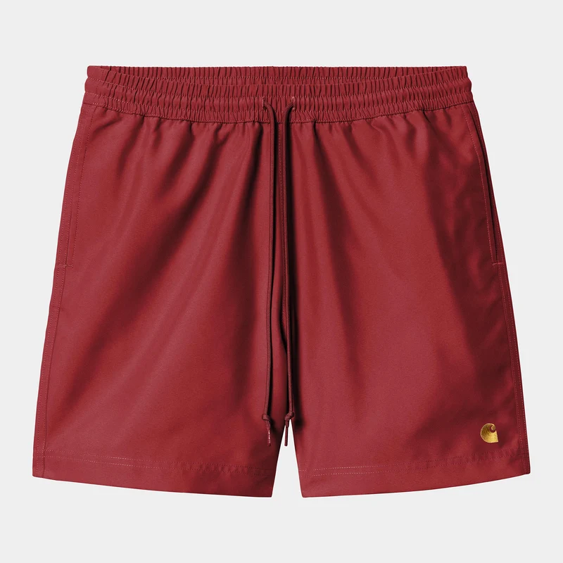 Carhartt WIP Herren Chase Badeshorts | Scharlachrot