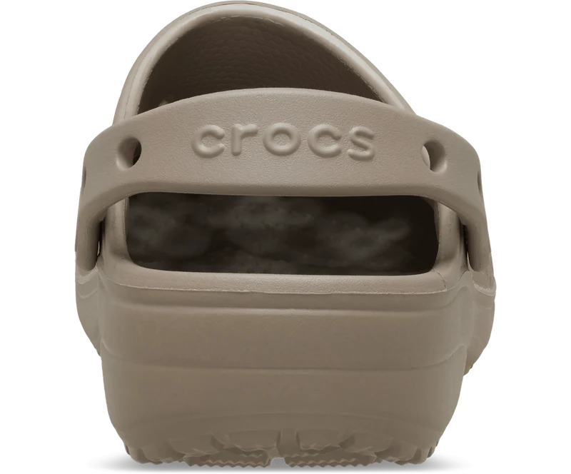 CROCS Unisex Klassischer Blumen-Clog mit Cut-Out | Taupe