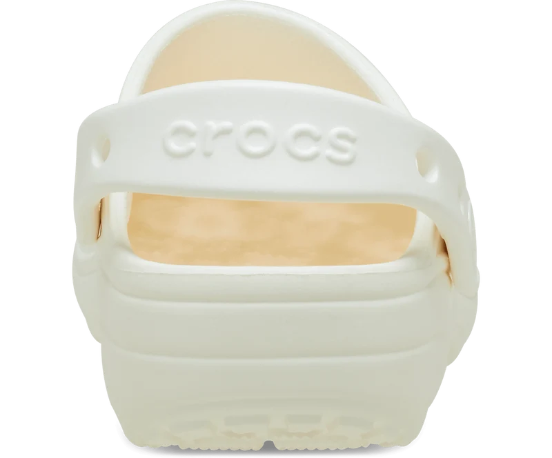 CROCS Unisex Klassischer Blumen-Clog mit Cut-Out | Kreide