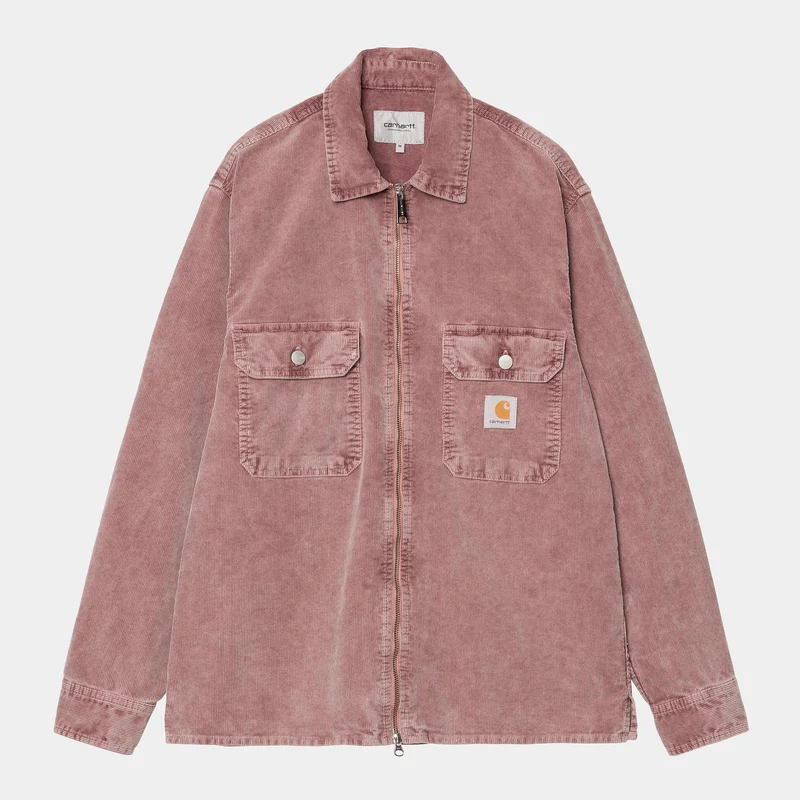 Carhartt WIP Herren Reynold Shirt Hemdjacke | Altrosa