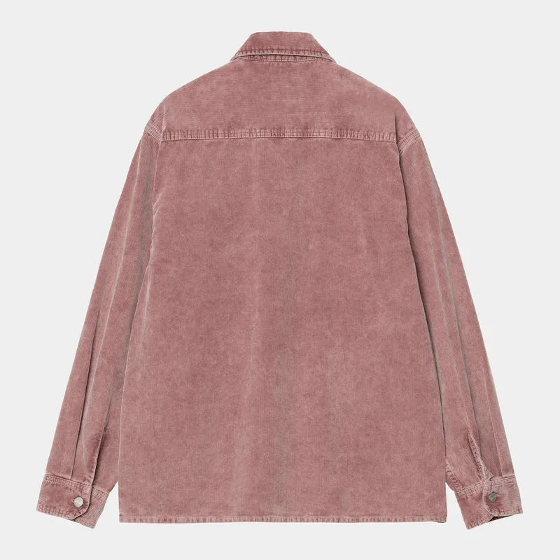 Carhartt WIP Herren Reynold Shirt Hemdjacke | Altrosa