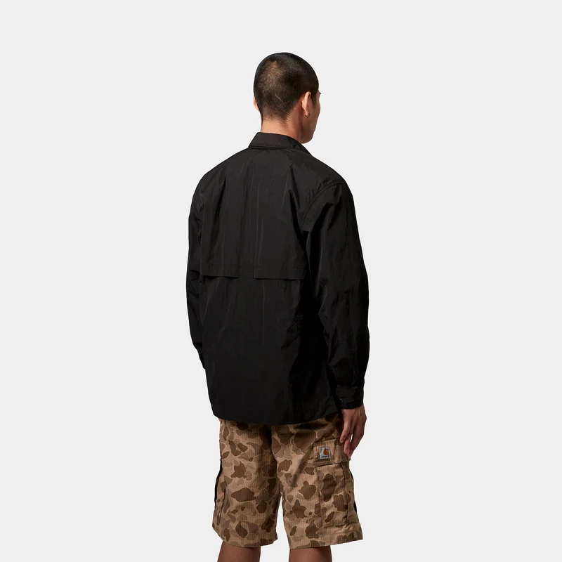 Carhartt WIP Herren Canby Hemdjacke | Schwarz