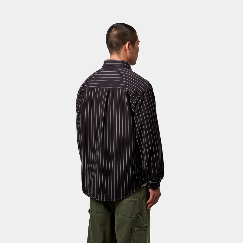 Carhartt WIP Herren Hendry Hemdjacke | Schwarz
