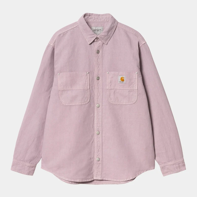 Carhartt WIP Herren Walter Hemdjacke | Rosa Nebel