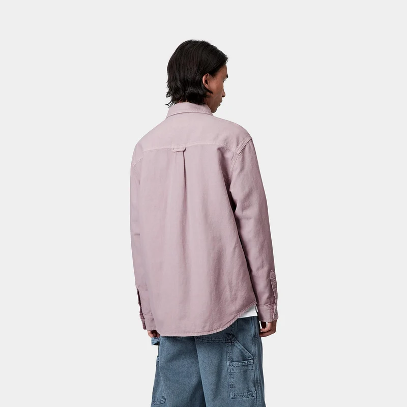 Carhartt WIP Herren Walter Hemdjacke | Rosa Nebel