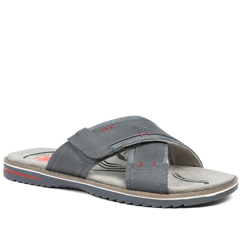 Relife Wide Fit Slip On Sandals - RELIF43011 / 328 926 - Navy