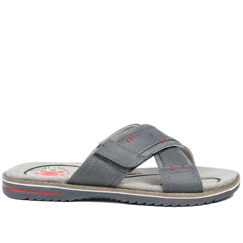 Relife Wide Fit Slip On Sandals - RELIF43011 / 328 926 - Navy