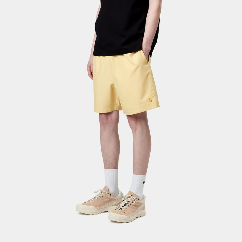Carhartt WIP Herren Chase Badeshorts | Luftgelb