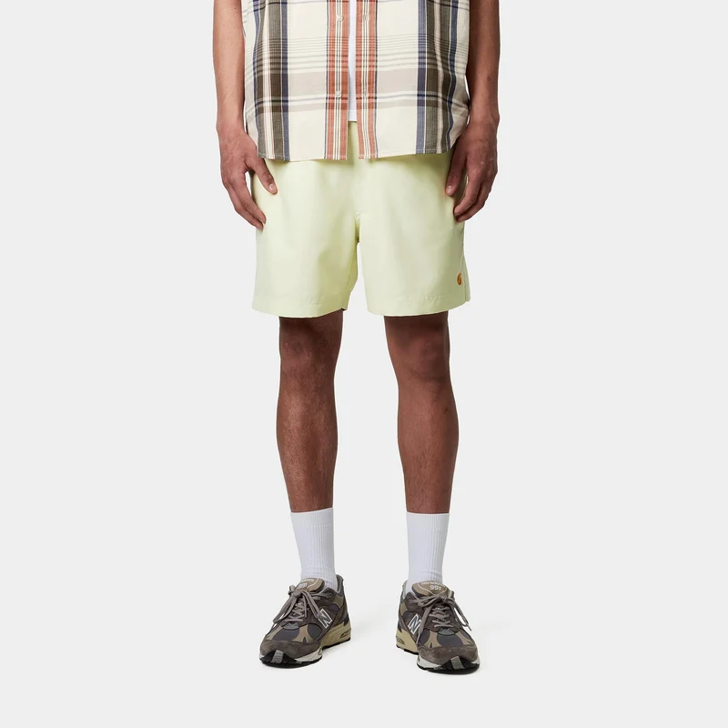 Carhartt WIP Herren Chase Badeshorts | Luftgrün