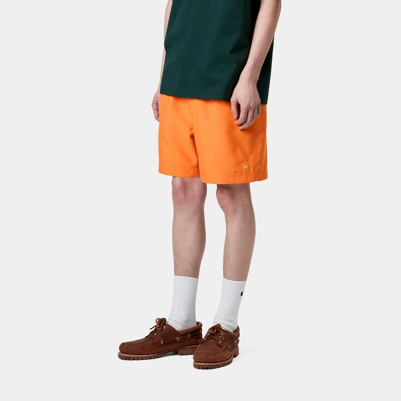Carhartt WIP Herren Chase Badeshorts | Kürbis