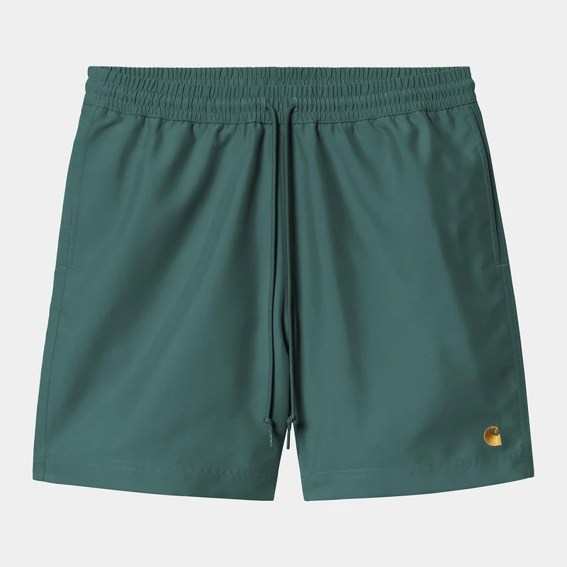 Carhartt WIP Herren Chase Badeshorts | Regenwald