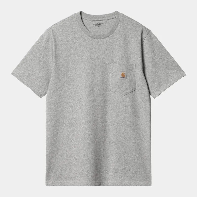 Carhartt WIP Herren Pocket T-Shirt | Grau Heather