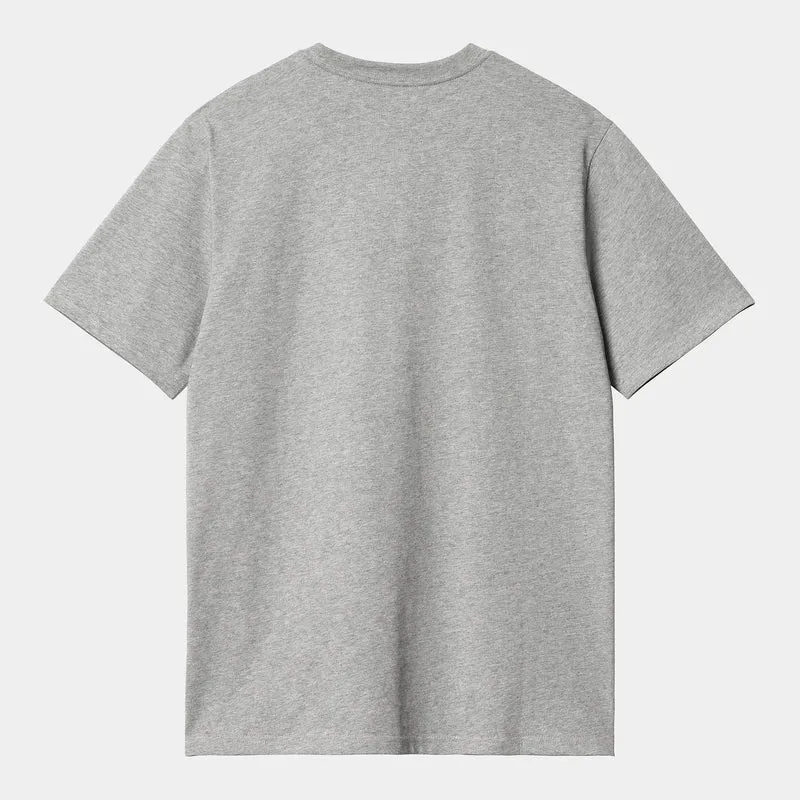 Carhartt WIP Herren Pocket T-Shirt | Grau Heather