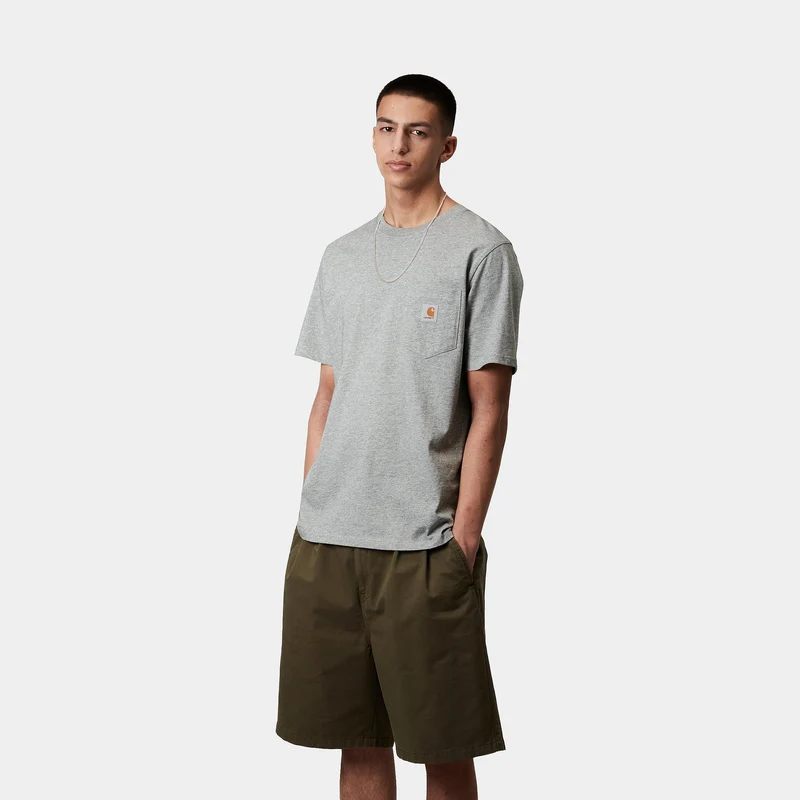 Carhartt WIP Herren Pocket T-Shirt | Grau Heather