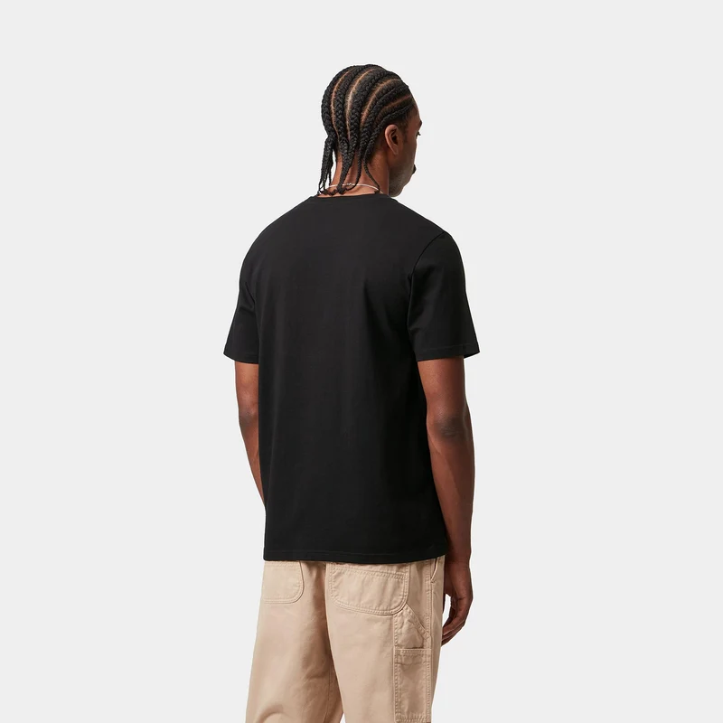 Carhartt WIP Herren Pocket T-Shirt | Schwarz