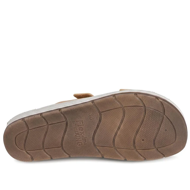 Inblu Dual Touch Fasten Strap Sandals - INB43045 / 330 364 - Brown