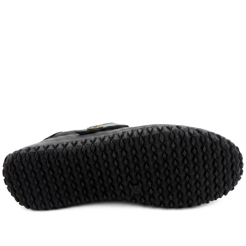 Loretta Leather Mary Janes - HAK42010 / 328 514 - Black-Black