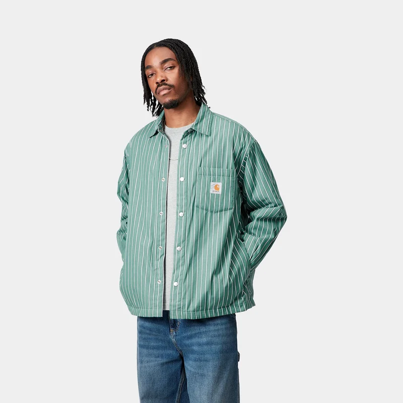Carhartt WIP Herren Grimsby Hemdjacke | Saguaro