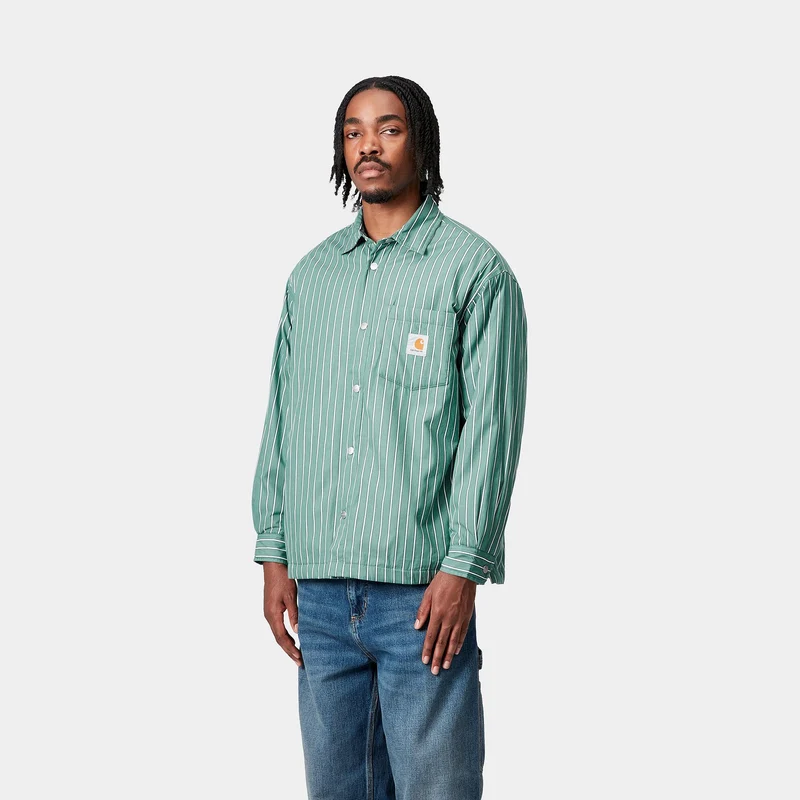 Carhartt WIP Herren Grimsby Hemdjacke | Saguaro