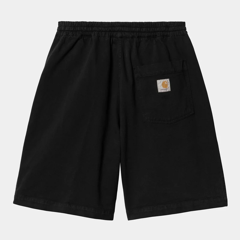 Carhartt WIP Herren Floyde Short | Schwarzes Stückgefärbt
