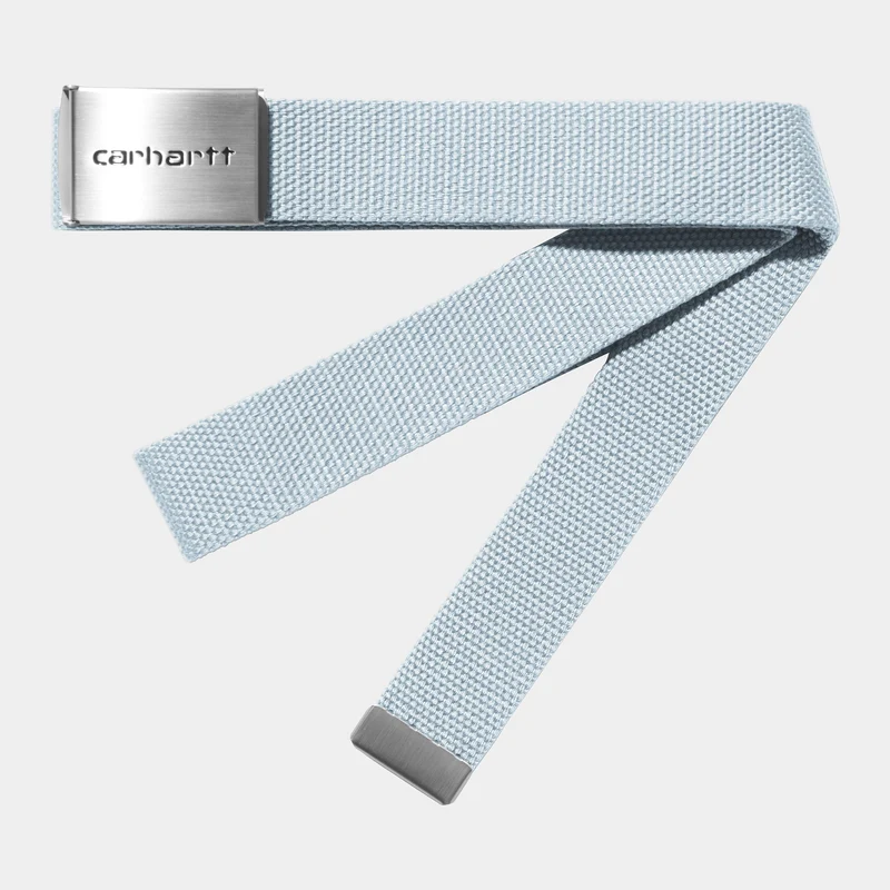 Carhartt WIP Herren Chrom Clip Gürtel | Air Sky