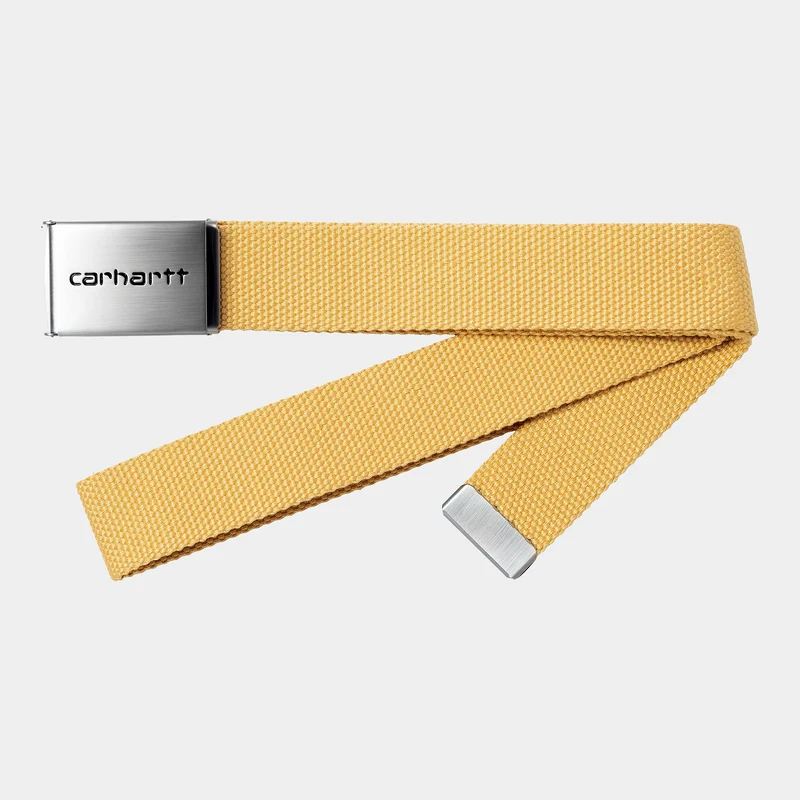 Carhartt WIP Herren Chrom Clip Gürtel | Luftgelb
