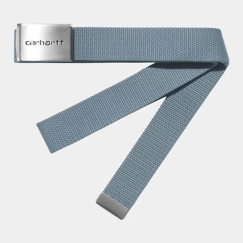 Carhartt WIP Herren Chrom Clip Gürtel | Frosted Blue