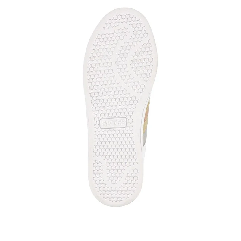 Casual Lace-Up Trainers - VSHI41000 / 326 853 - White Metallic
