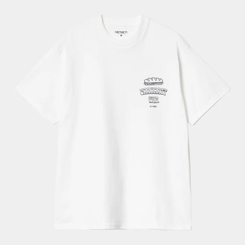 Carhartt WIP Herren Sandwich T-Shirt | Weiß
