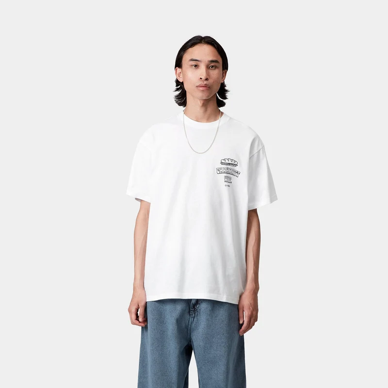 Carhartt WIP Herren Sandwich T-Shirt | Weiß