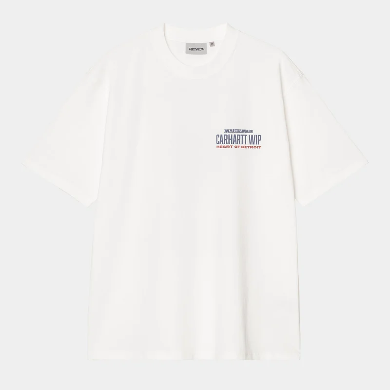 Carhartt WIP Herren Arcan Heavy Stone Wash T-Shirt | Weiß
