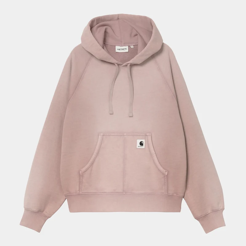 Carhartt WIP Hudson Sweat Hoodie für Damen | Daphne Chalk Wash