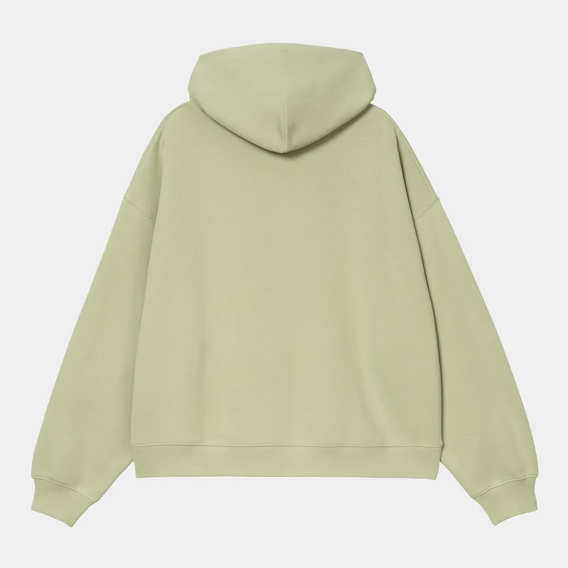 Carhartt WIP Damen Solar Chrome Sweat Hoodie | Blasses Olivgrün