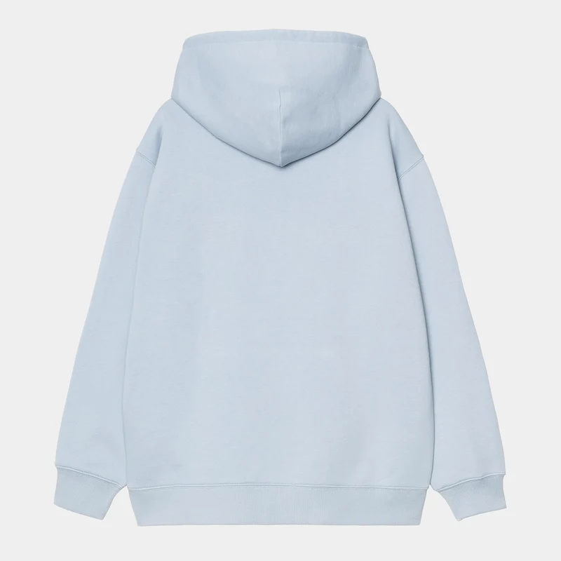 Carhartt WIP Frauen Carhartt Sweat Hoodie | Blauer Nebel / Blasses Olivgrün