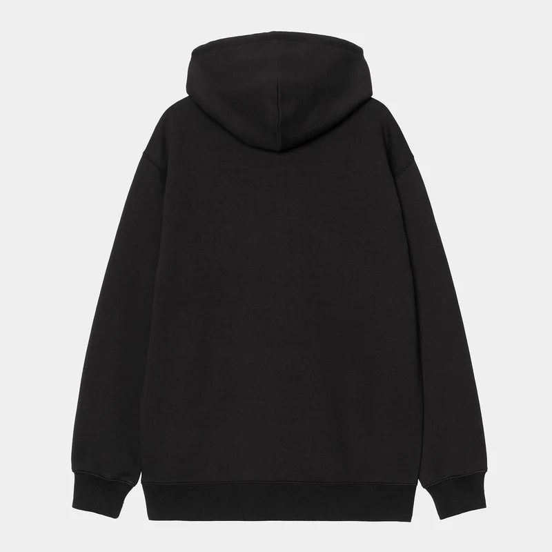Carhartt WIP Frauen Carhartt Sweat Hoodie | Schwarz / Scharlachrot