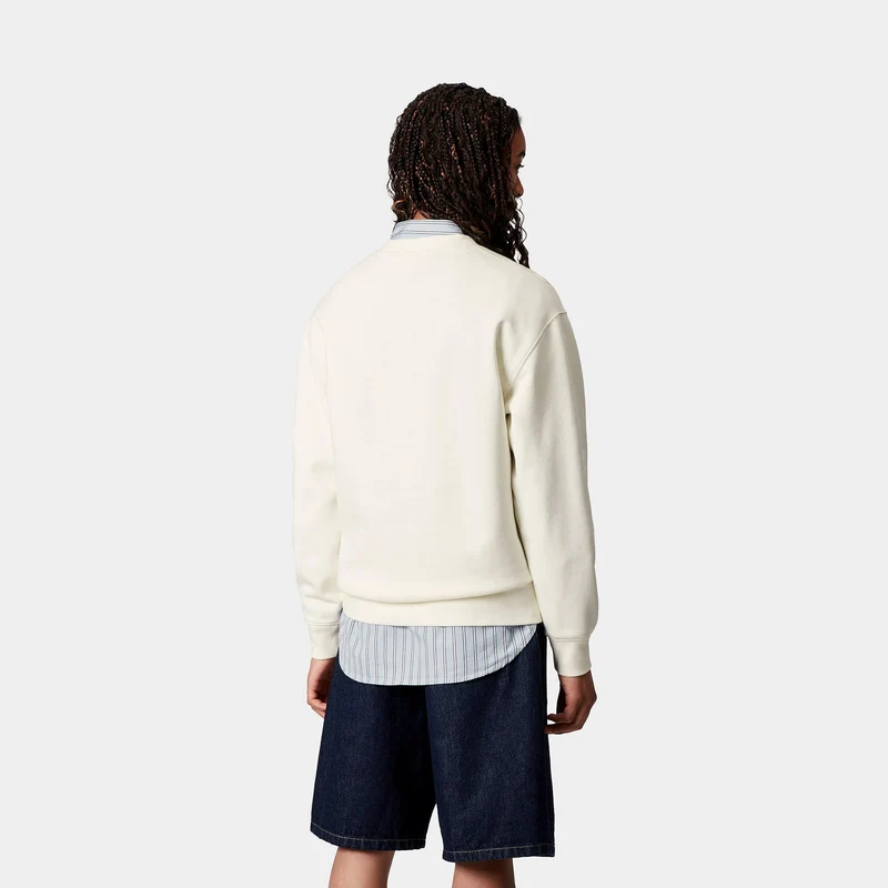 Carhartt WIP Frauen Carhartt Sweatshirt | Wachs / Wolfsbane