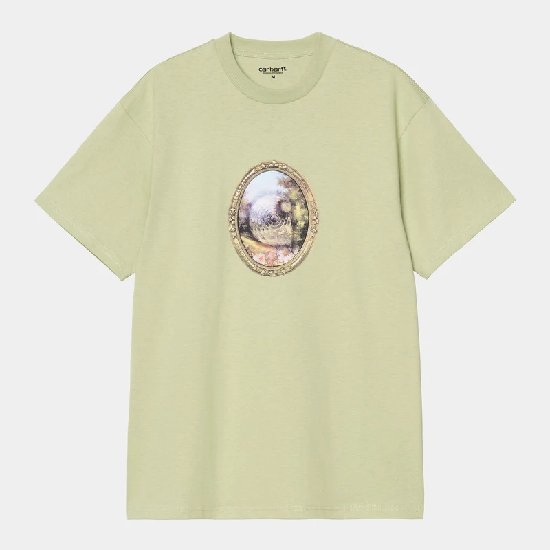 Carhartt WIP Herren Mirror T-Shirt | Blasses Olivgrün