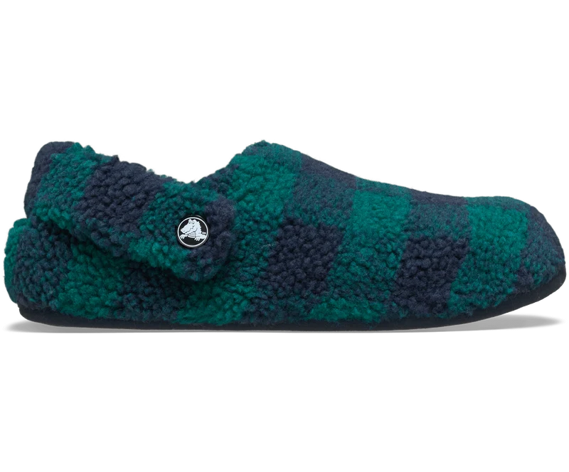 CROCS Unisex Klassischer Buffalo Check Cozzzy Slipper | Hosta