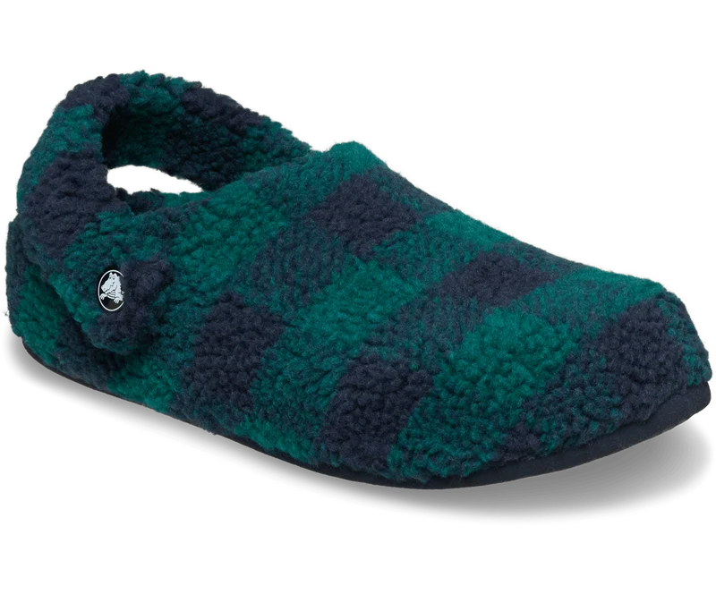 CROCS Unisex Klassischer Buffalo Check Cozzzy Slipper | Hosta