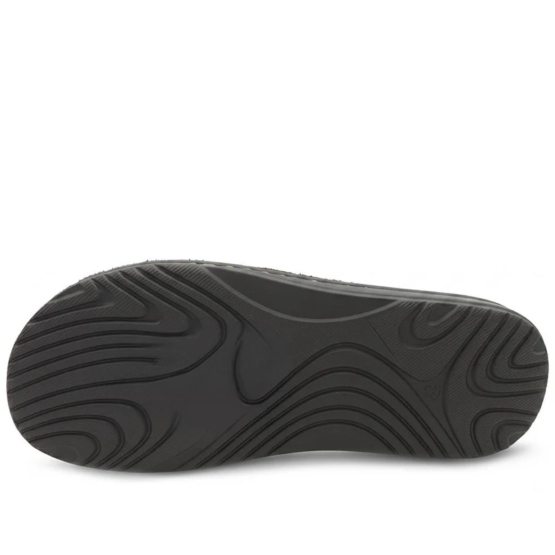 Leather Cushioned Slip On Sandals - FBFOO43002 / 329 502 - Brown