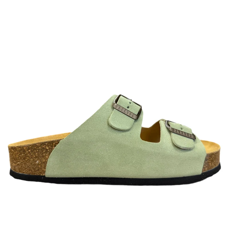 Plakton Malaga Mid Wildledersandale für Damen - Minze