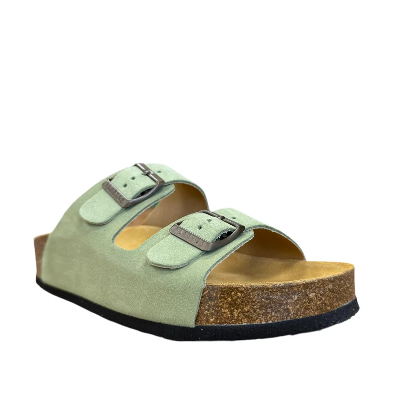 Plakton Malaga Mid Wildledersandale für Damen - Minze