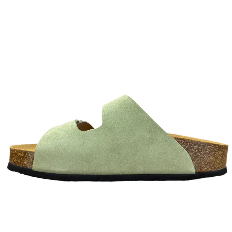 Plakton Malaga Mid Wildledersandale für Damen - Minze