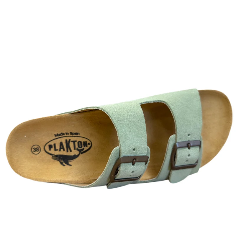 Plakton Malaga Mid Wildledersandale für Damen - Minze